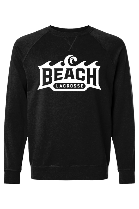 Beach Lacrosse Adult Heavyweight Raglan Long Sleeve Signature Lacrosse