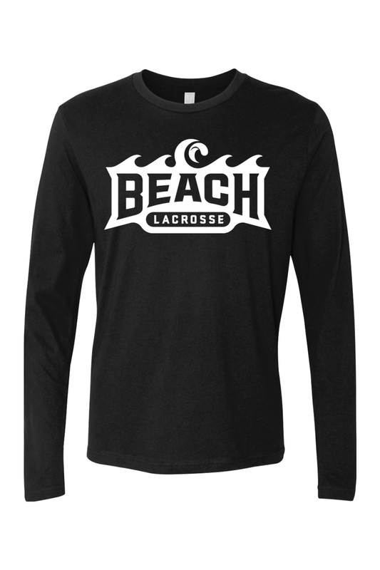 Beach Lacrosse Adult Long Sleeve T-Shirt Signature Lacrosse