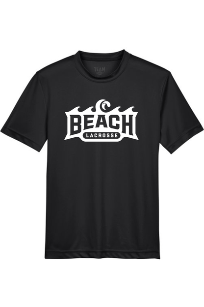 Beach Lacrosse Youth Athletic T-Shirt Signature Lacrosse