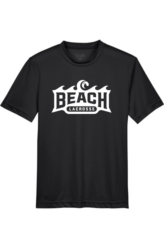 Beach Lacrosse Youth Athletic T-Shirt Signature Lacrosse