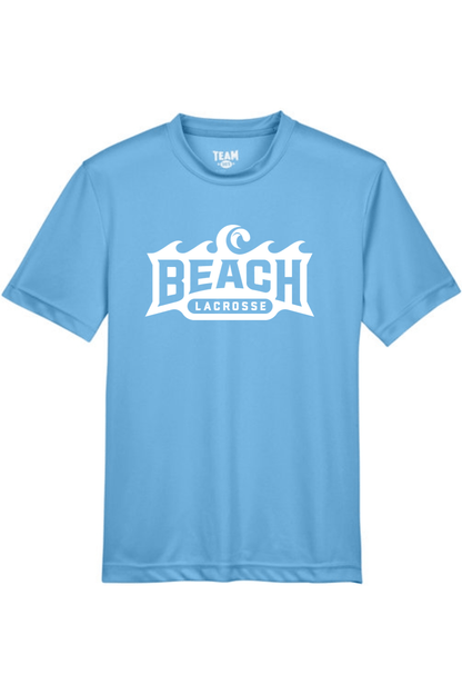 Beach Lacrosse Youth Athletic T-Shirt Signature Lacrosse