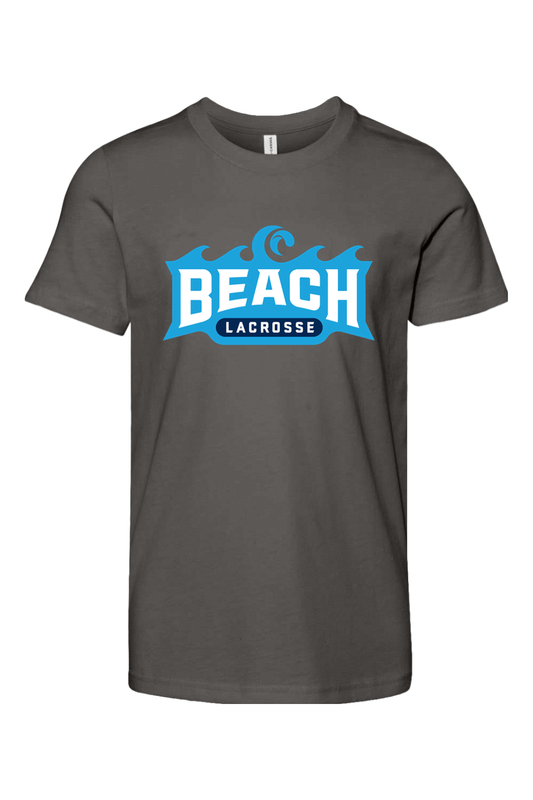 Beach Lacrosse Youth Lifestyle T-Shirt Signature Lacrosse