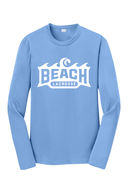 Beach Lacrosse Youth Long Sleeve T-Shirt Signature Lacrosse