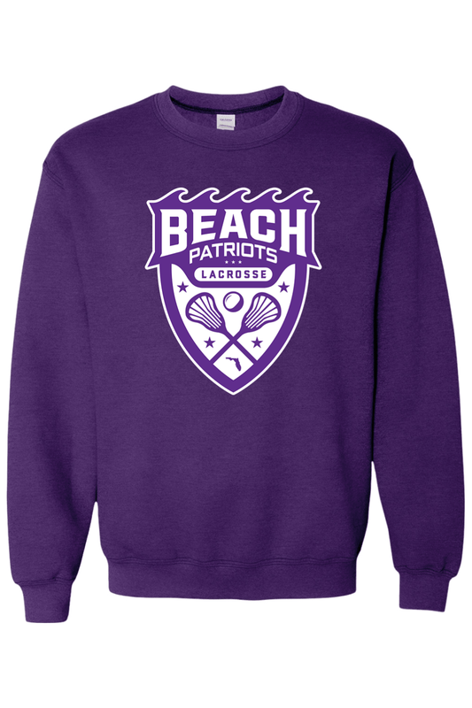 Beach Patriots Lacrosse Adult Heavyweight Sweatshirt Signature Lacrosse