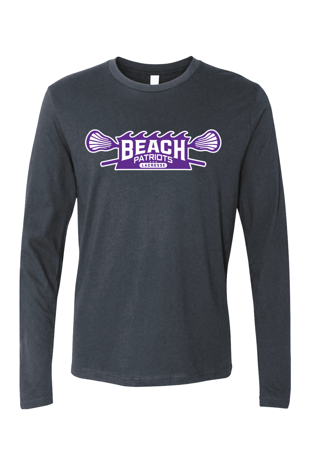 Beach Patriots Lacrosse Adult Long Sleeve T-Shirt Signature Lacrosse