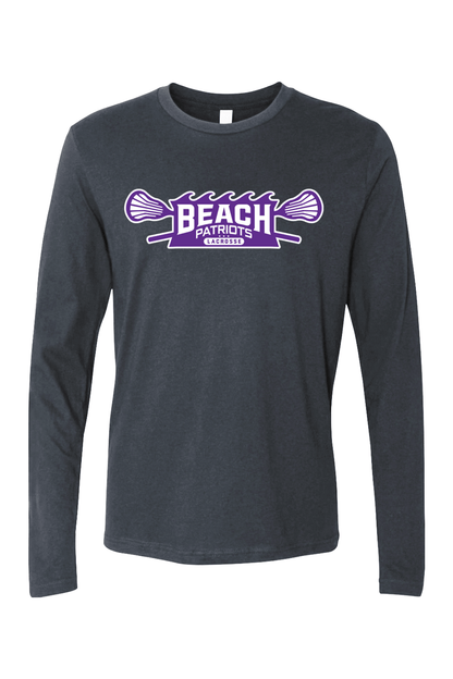 Beach Patriots Lacrosse Adult Long Sleeve T-Shirt Signature Lacrosse