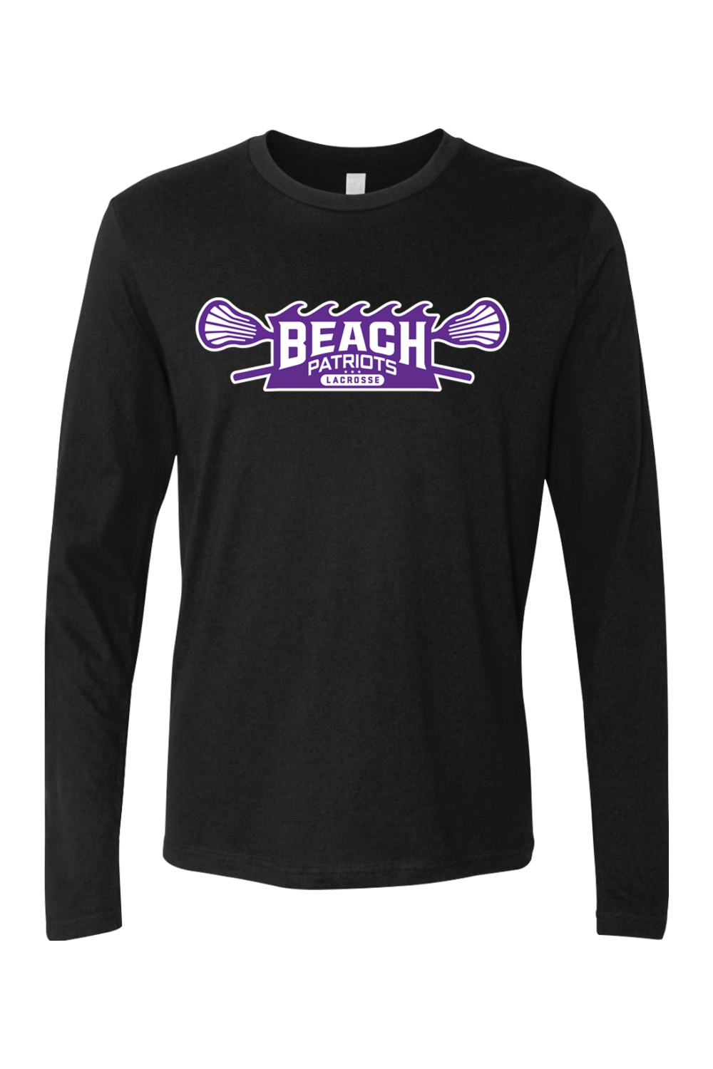Beach Patriots Lacrosse Adult Long Sleeve T-Shirt Signature Lacrosse