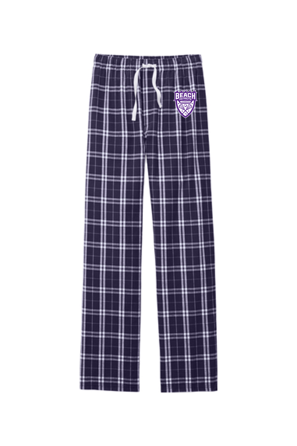 Beach Patriots Lacrosse Adult Men's Flannel Plaid Pants Signature Lacrosse