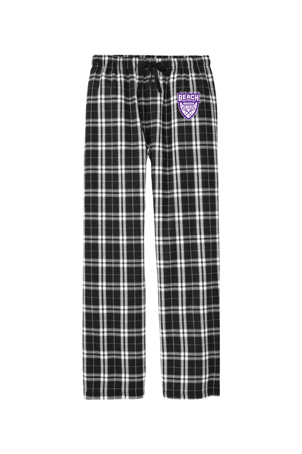 Beach Patriots Lacrosse Adult Men's Flannel Plaid Pants Signature Lacrosse