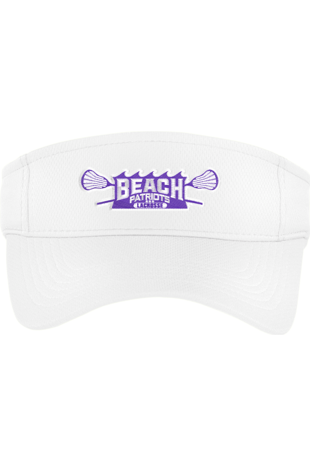Beach Patriots Lacrosse Embroidered Visor Signature Lacrosse