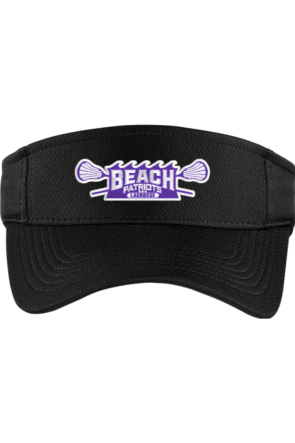 Beach Patriots Lacrosse Embroidered Visor Signature Lacrosse