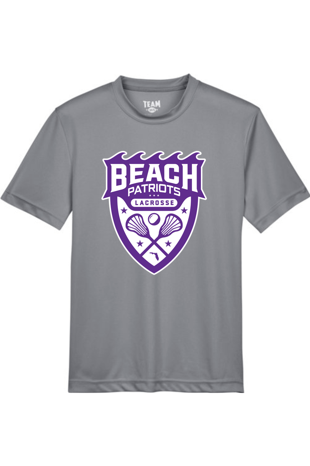 Beach Patriots Lacrosse Youth Athletic T-Shirt Signature Lacrosse