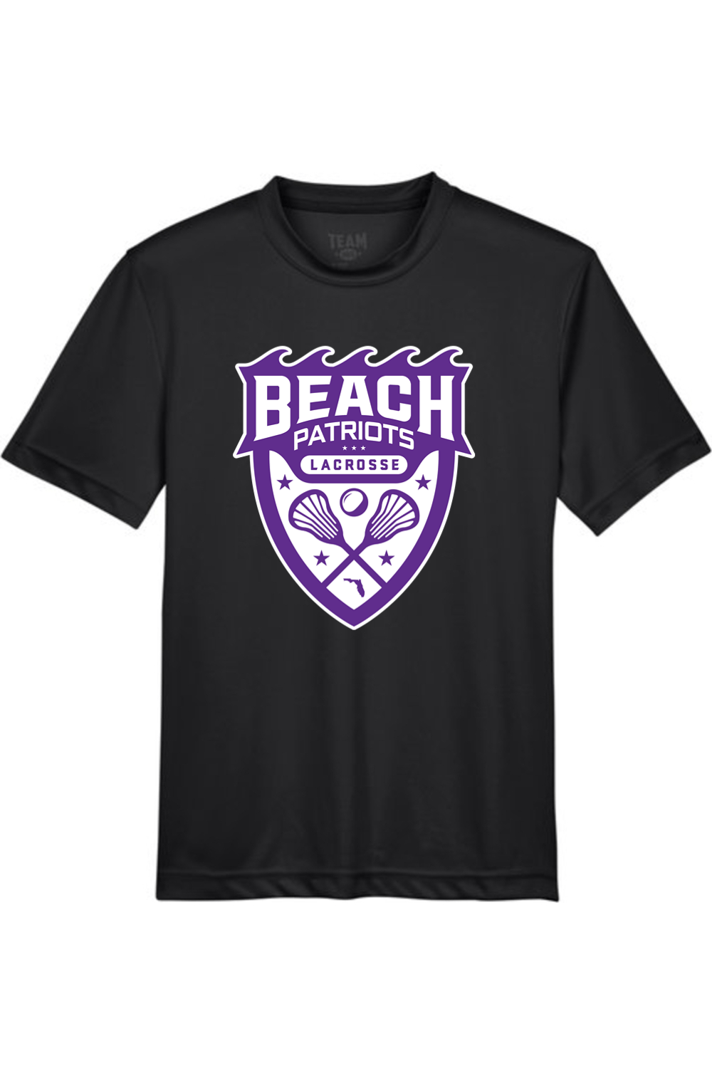 Beach Patriots Lacrosse Youth Athletic T-Shirt Signature Lacrosse