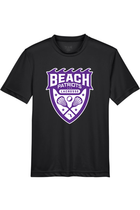 Beach Patriots Lacrosse Youth Athletic T-Shirt Signature Lacrosse