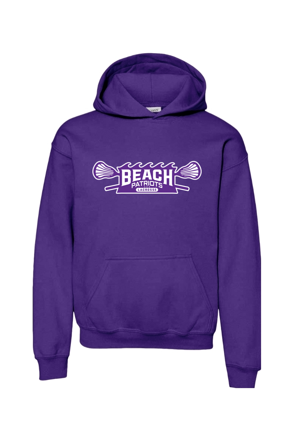 Beach Patriots Lacrosse Youth Hoodie Signature Lacrosse