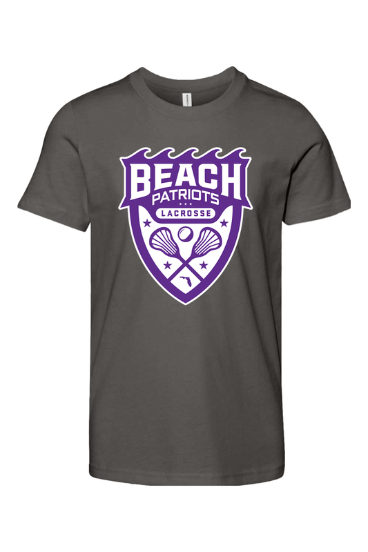 Beach Patriots Lacrosse Youth Lifestyle T-Shirt Signature Lacrosse