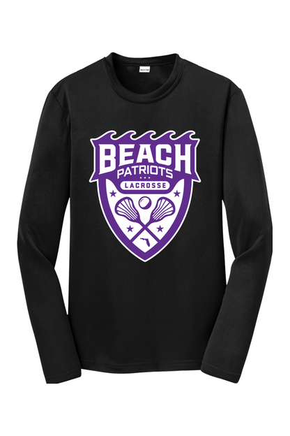 Beach Patriots Lacrosse Youth Long Sleeve T-Shirt Signature Lacrosse