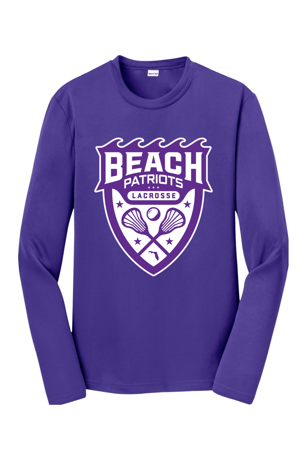 Beach Patriots Lacrosse Youth Long Sleeve T-Shirt Signature Lacrosse