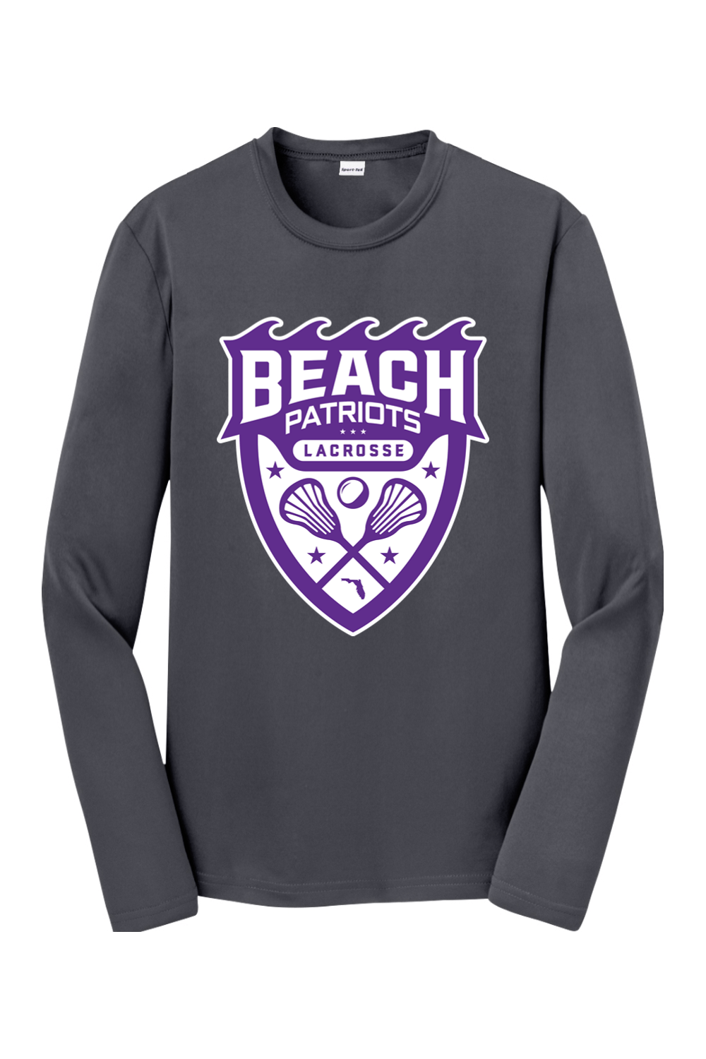 Beach Patriots Lacrosse Youth Long Sleeve T-Shirt Signature Lacrosse
