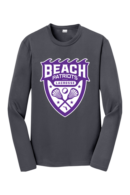 Beach Patriots Lacrosse Youth Long Sleeve T-Shirt Signature Lacrosse