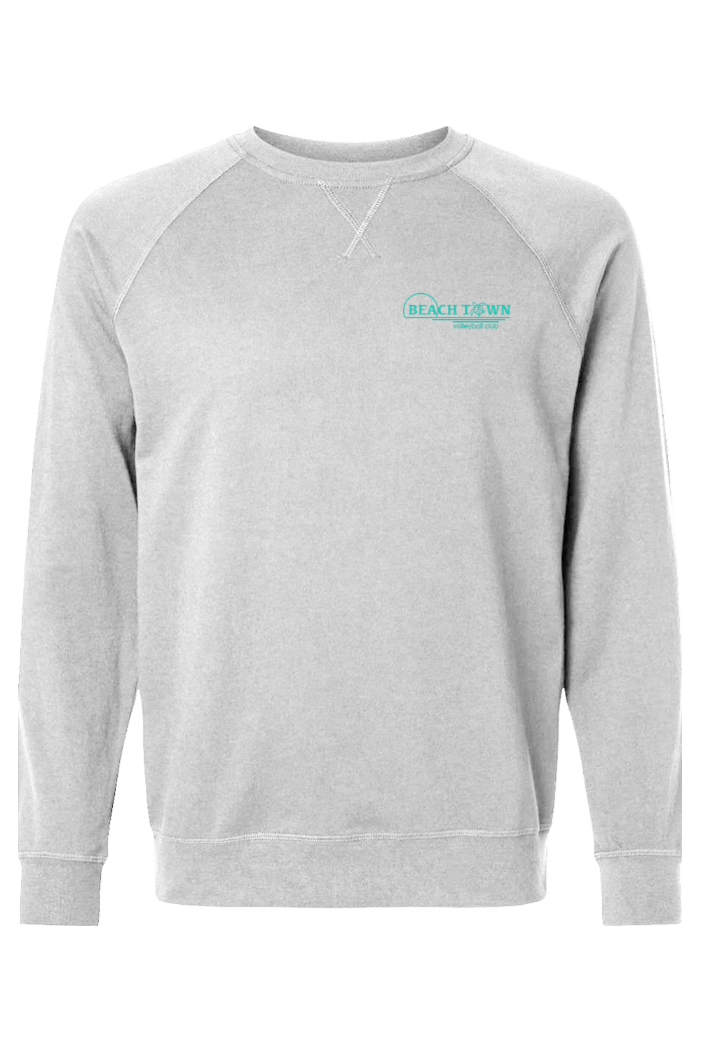 Beach Town Volleyball Adult Heavyweight Raglan Long Sleeve Signature Lacrosse