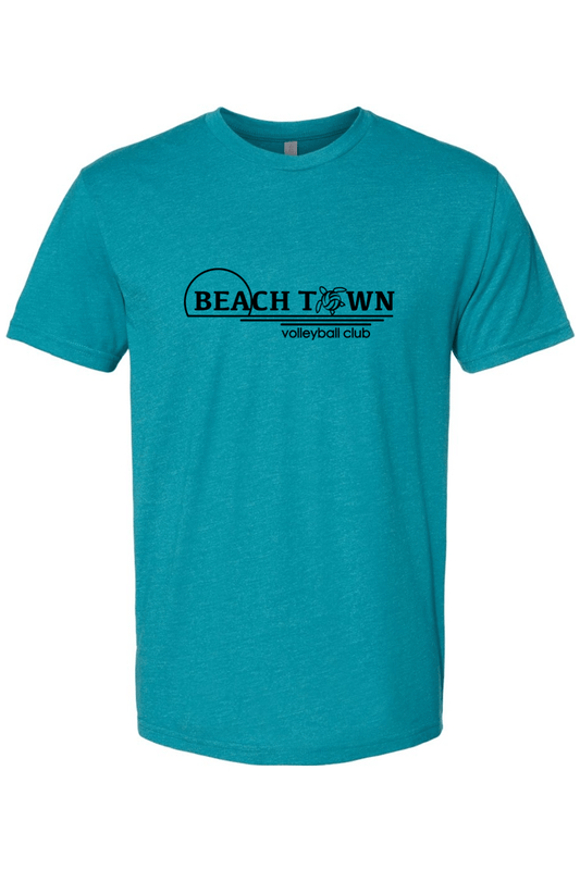Beach Town Volleyball Adult Men's T-Shirt Signature Lacrosse