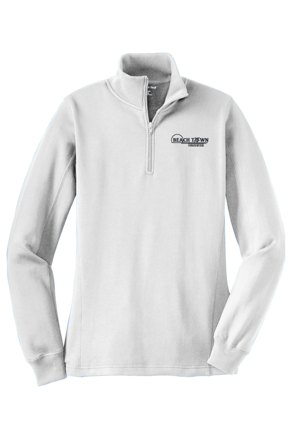 Beach Town Volleyball Adult Women's Embroidered Quarter-Zip Pullover Signature Lacrosse