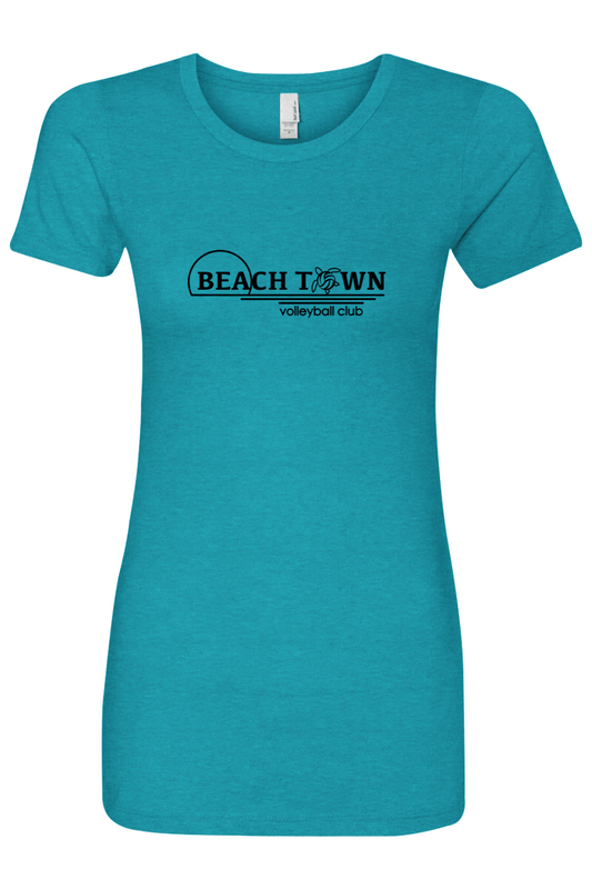 Beach Town Volleyball Adult Women's T-Shirt Signature Lacrosse
