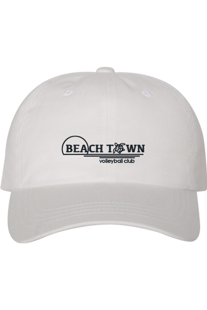 Beach Town Volleyball Embroidered Dad Hat Signature Lacrosse
