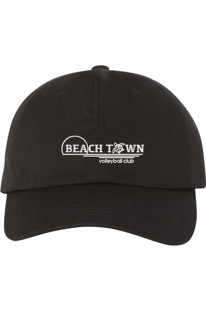 Beach Town Volleyball Embroidered Dad Hat Signature Lacrosse