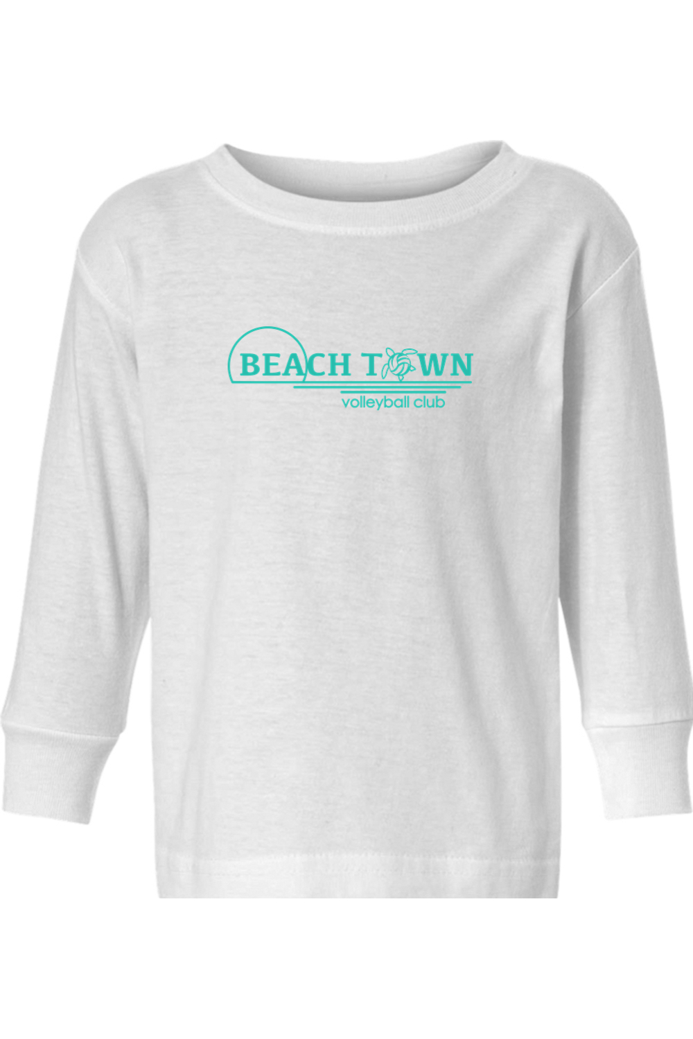 Beach Town Volleyball Toddler Long Sleeve T-Shirt Signature Lacrosse