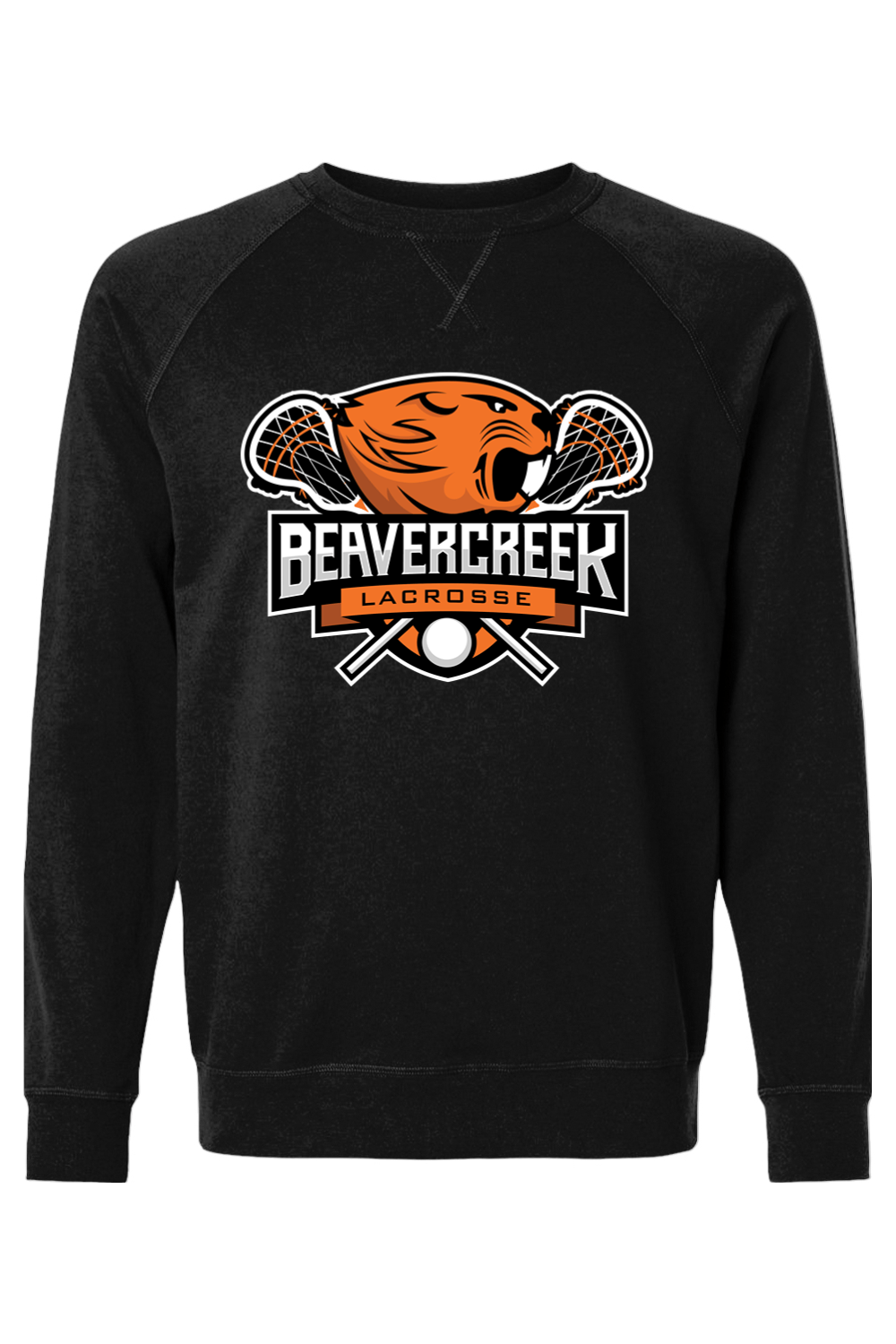 Beavercreek BLC Adult Heavyweight Raglan Long Sleeve Signature Lacrosse