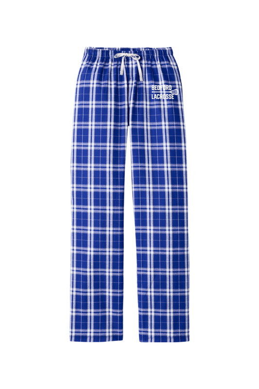 Bedford Lacrosse Adult Women's Flannel Plaid Pants Signature Lacrosse