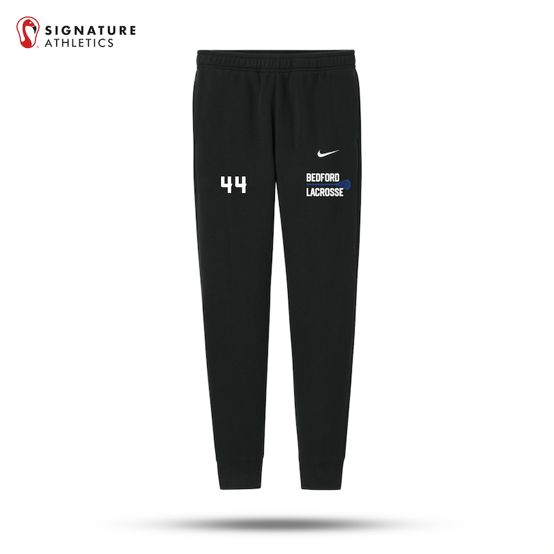 Bedford Lacrosse Grey Nike Club Fleece Jogger Signature Lacrosse