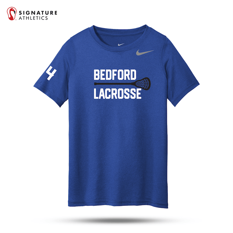 Bedford Lacrosse Royal Blue Nike Youth rLegend Tee Signature Lacrosse