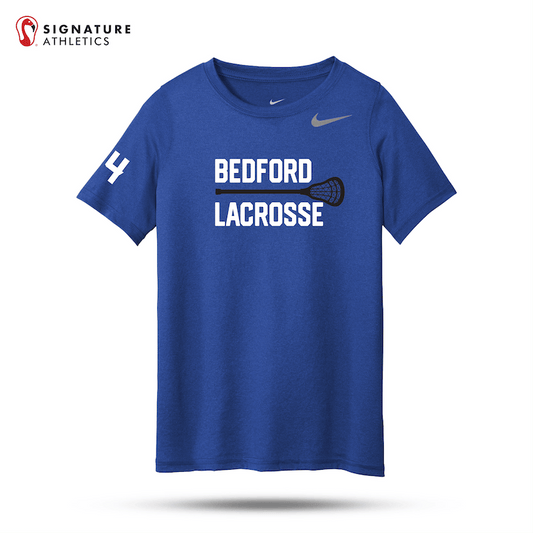 Bedford Lacrosse Royal Blue Nike Youth rLegend Tee Signature Lacrosse