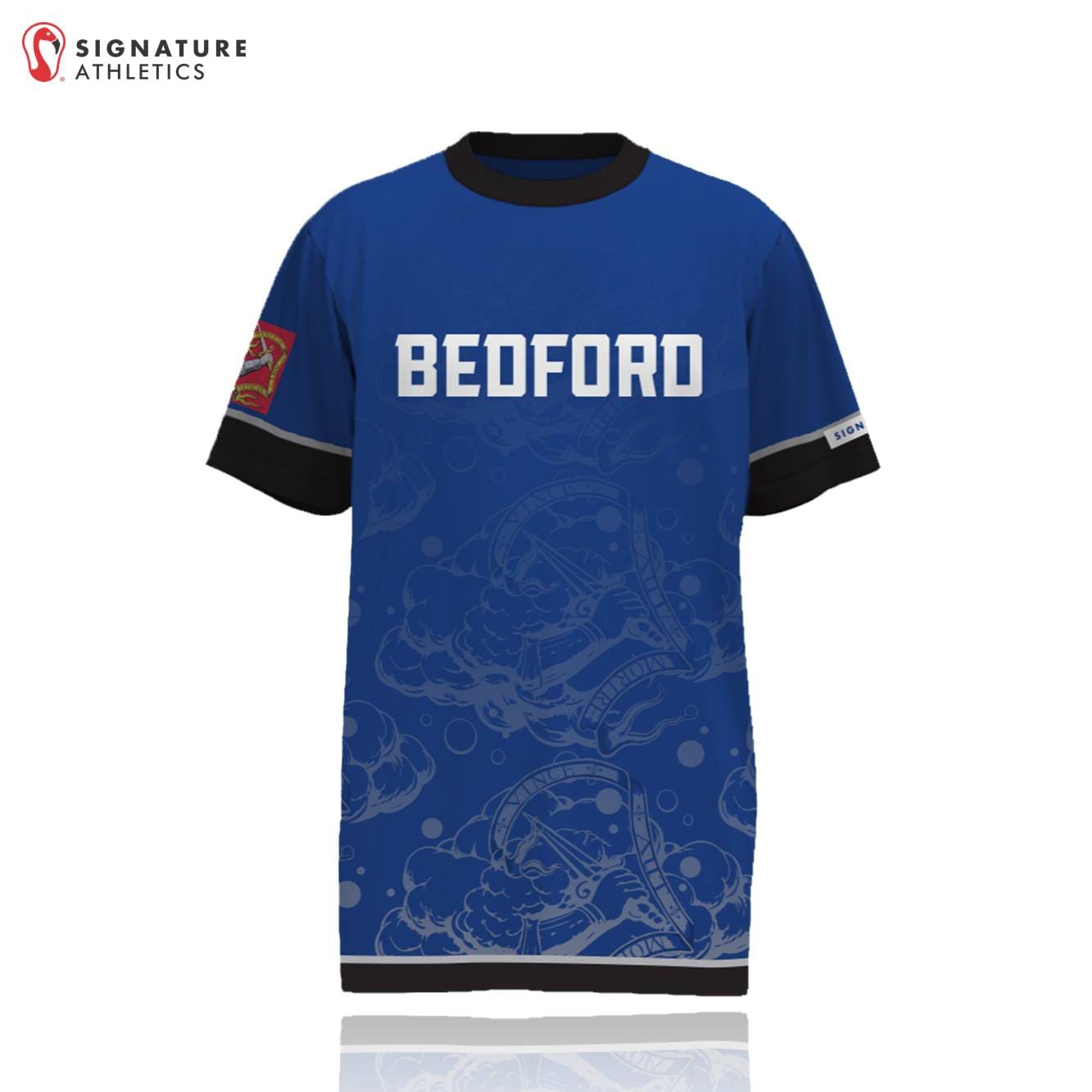 Bedford Youth Lacrosse Men's Short Sleeve Tech Tee: 3rd Grade Signature Lacrosse