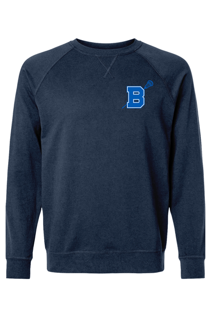 Bellarmine Prep Lacrosse Adult Heavyweight Raglan Long Sleeve Signature Lacrosse