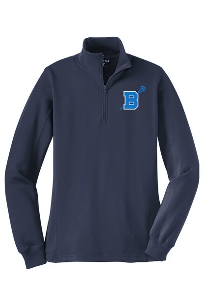 Bellarmine Prep Lacrosse Adult Women's Embroidered Quarter-Zip Pullover Signature Lacrosse