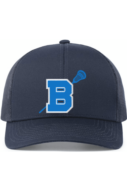 Bellarmine Prep Lacrosse Embroidered Trucker Hat Signature Lacrosse