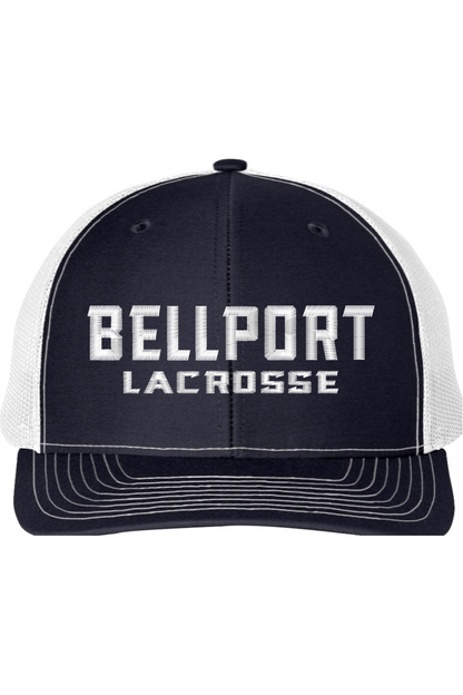 Bellport Youth Lacrosse Snapback Trucker Cap Signature Lacrosse