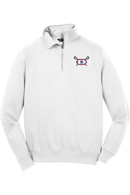 Bellport Youth LC Adult Embroidered Quarter-Zip Pullover Signature Lacrosse