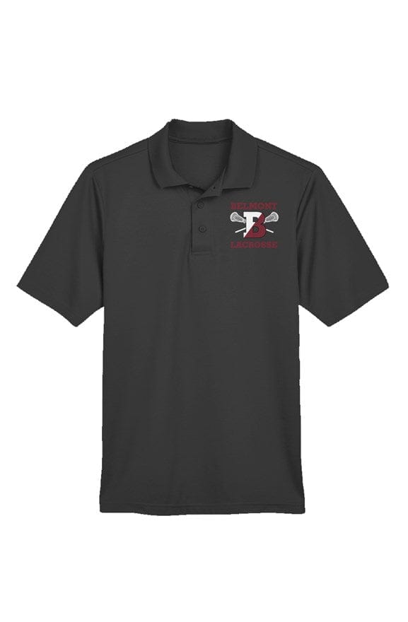 Belmont Lacrosse Adult Performance Polo Signature Lacrosse