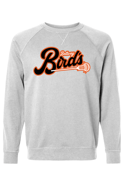 Beltway Birds LC Adult Heavyweight Raglan Long Sleeve Signature Lacrosse