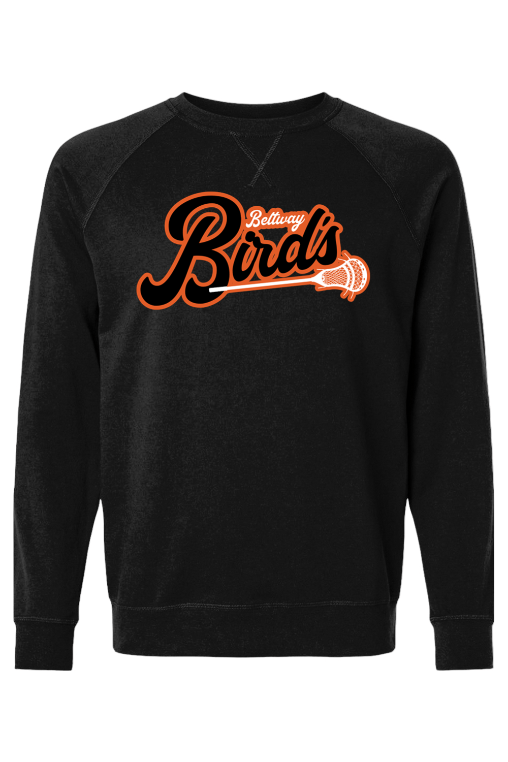 Beltway Birds LC Adult Heavyweight Raglan Long Sleeve Signature Lacrosse
