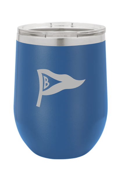 Belvedere Club 12oz Wine Tumbler Signature Lacrosse