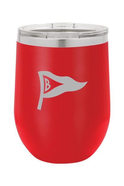 Belvedere Club 12oz Wine Tumbler Signature Lacrosse