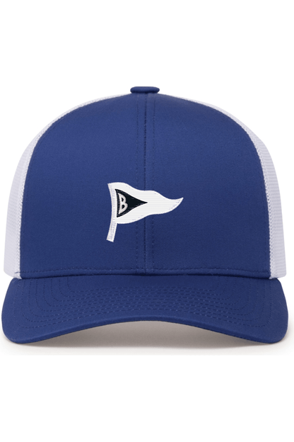 Belvedere Club Embroidered Trucker Hat Signature Lacrosse