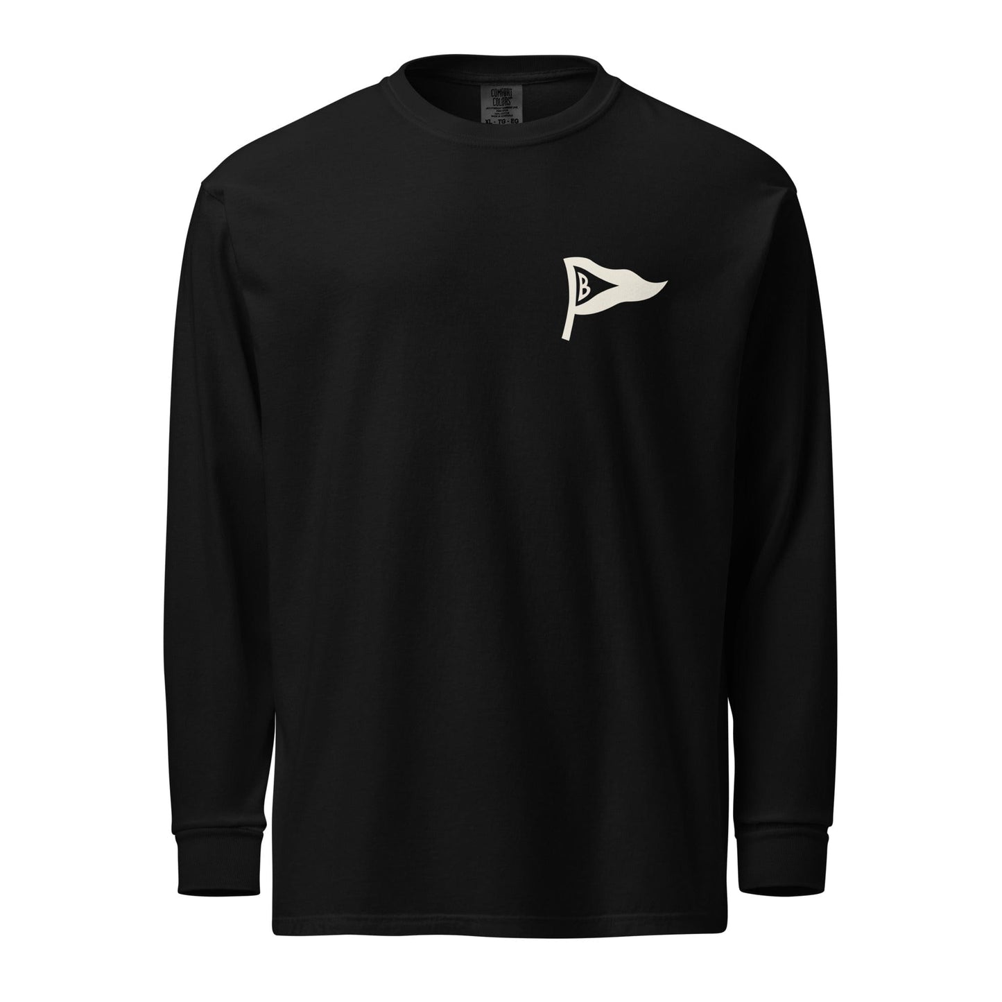 Belvedere Club Garment-Dyed Heavyweight Long Sleeve Shirt Signature Lacrosse