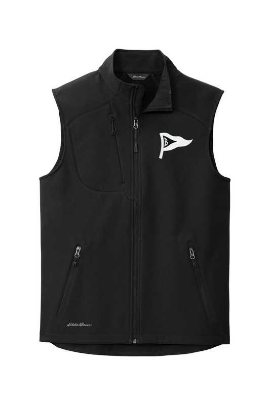 Belvedere Club Men's Embroidered Eddie Bauer Stretch Soft Shell Vest Signature Lacrosse